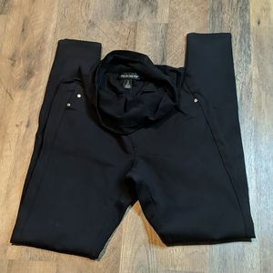 Women's pea in a pod black maternity dress pants